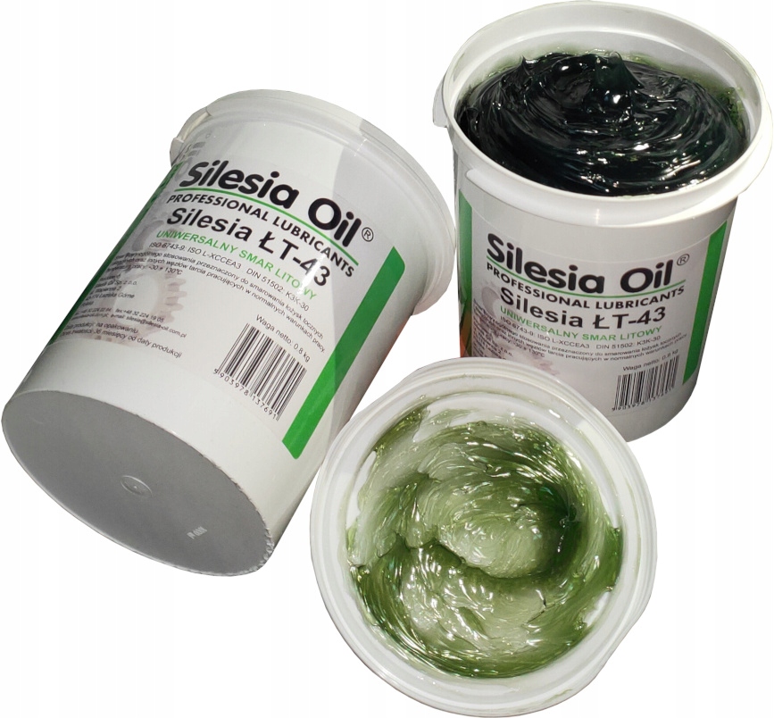 Smar ŁT 43 0,8KG Silesia Smar litowy zielony EAN (GTIN) 5903978137691