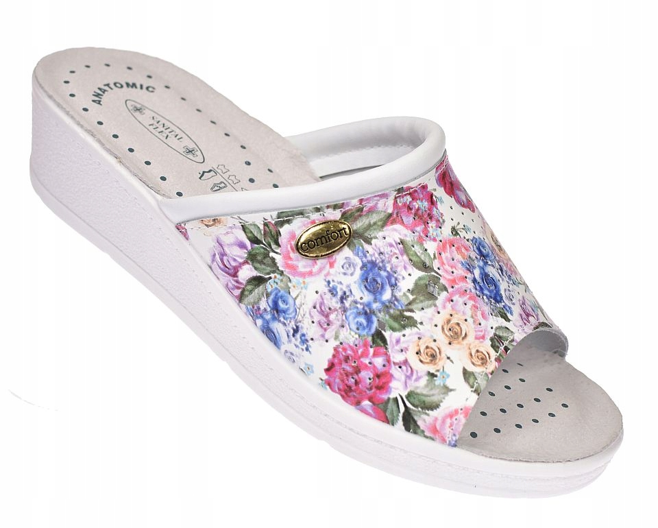 Nazouváky zdravotní na zdravotním podpatku dámské kůže pohodlné 698 Kw vel 42