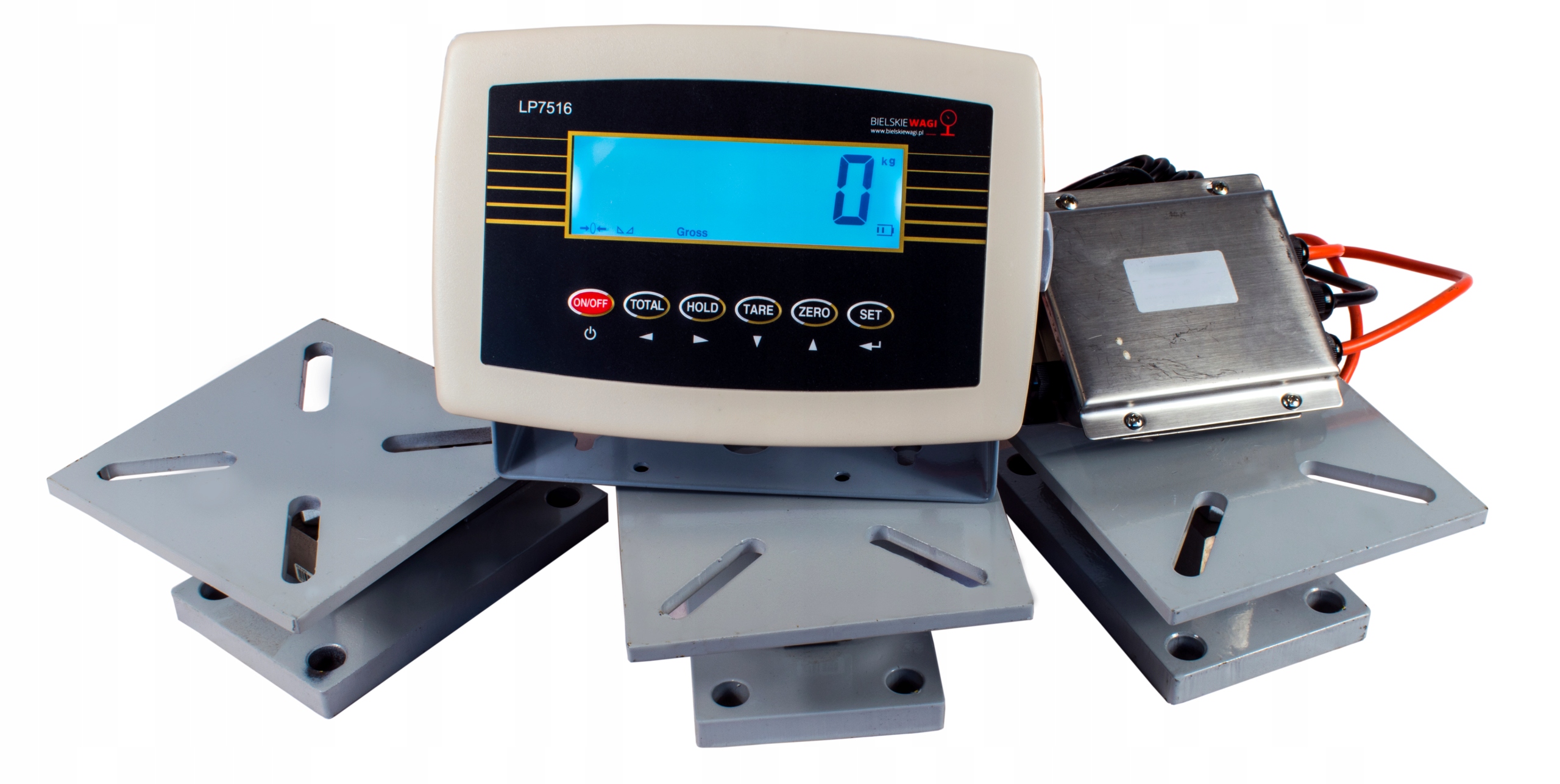 WAGA POD MIESZALNIK PASZ ZBIORNIK Z MLEKIEM 6000kg Zasilanie sieciowe + akumulator