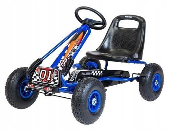 Gokart na pedały Razor niebieski