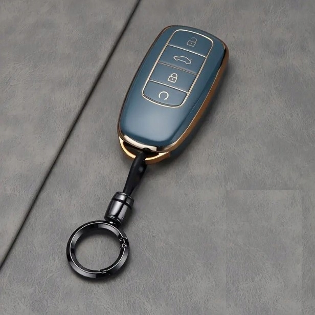 Etui Niebieski Dark obudowa na kluczyk do Jaecoo J7 7 J8 Omoda 5 /9