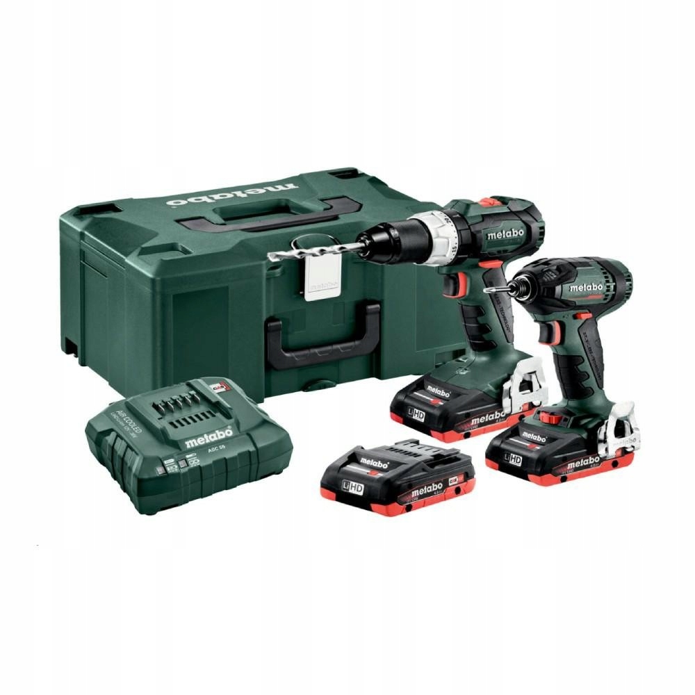 Metabo Zestaw Combo Set 2.1.11. 18V 18V MetaLoc Bs 18 Lt Bl Ssd 18 Ltx 200