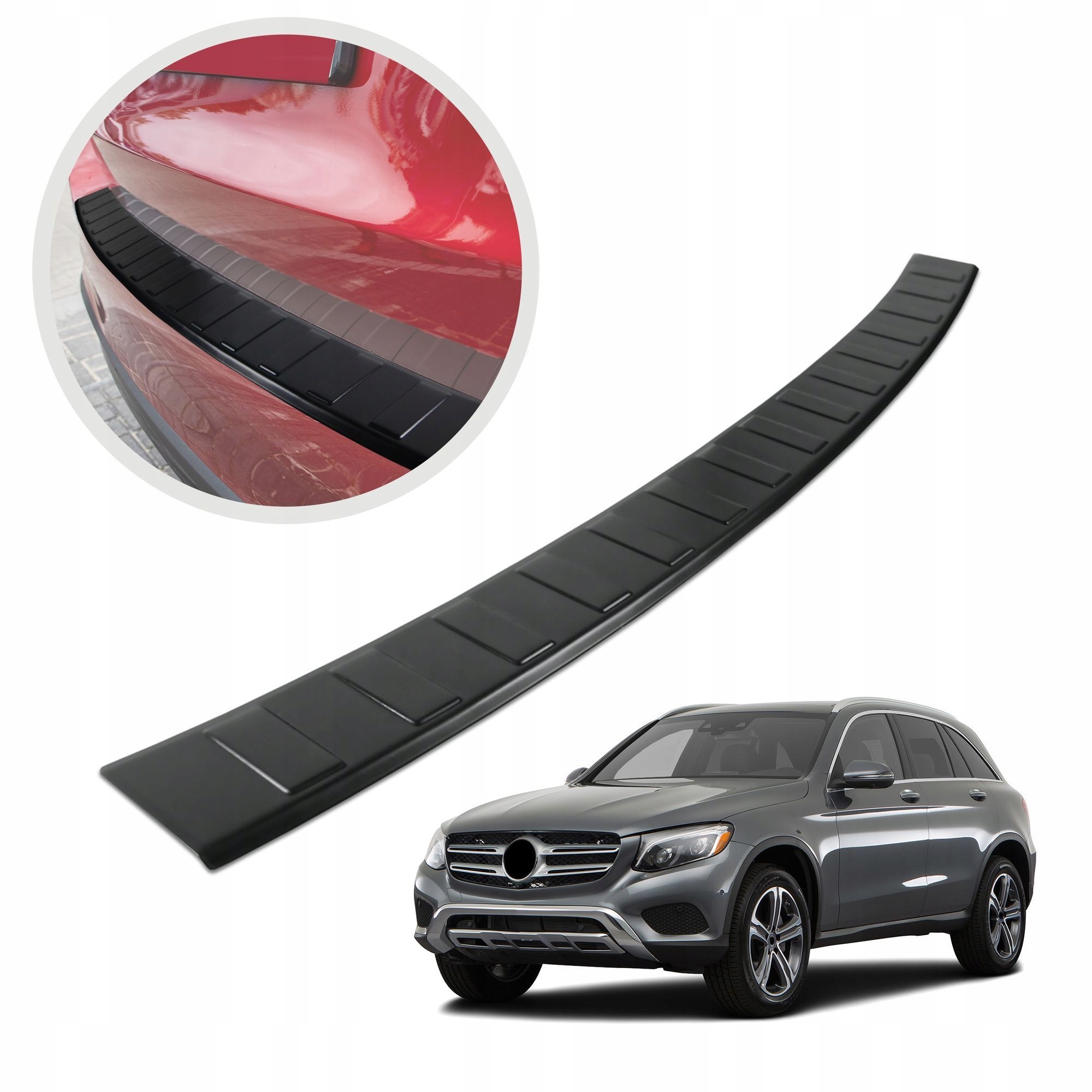 Ochranná lišta na zadný nárazník pre Mercedes Glc I X253 2015-2022