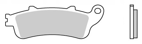 Гальмівні колодки SBS 735HS HONDA XL 1000 VARADERO