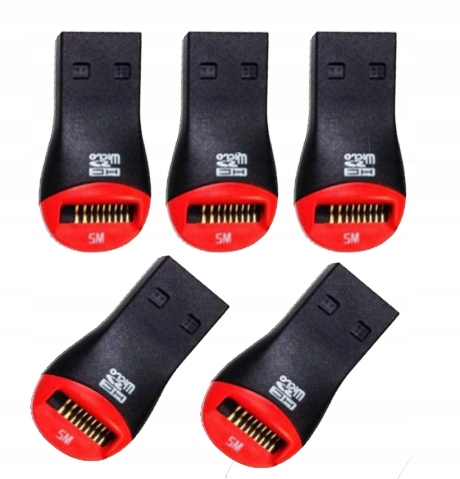 

Uniwersalny Czytnik Kart Pamięci Sd microSD 5szt
