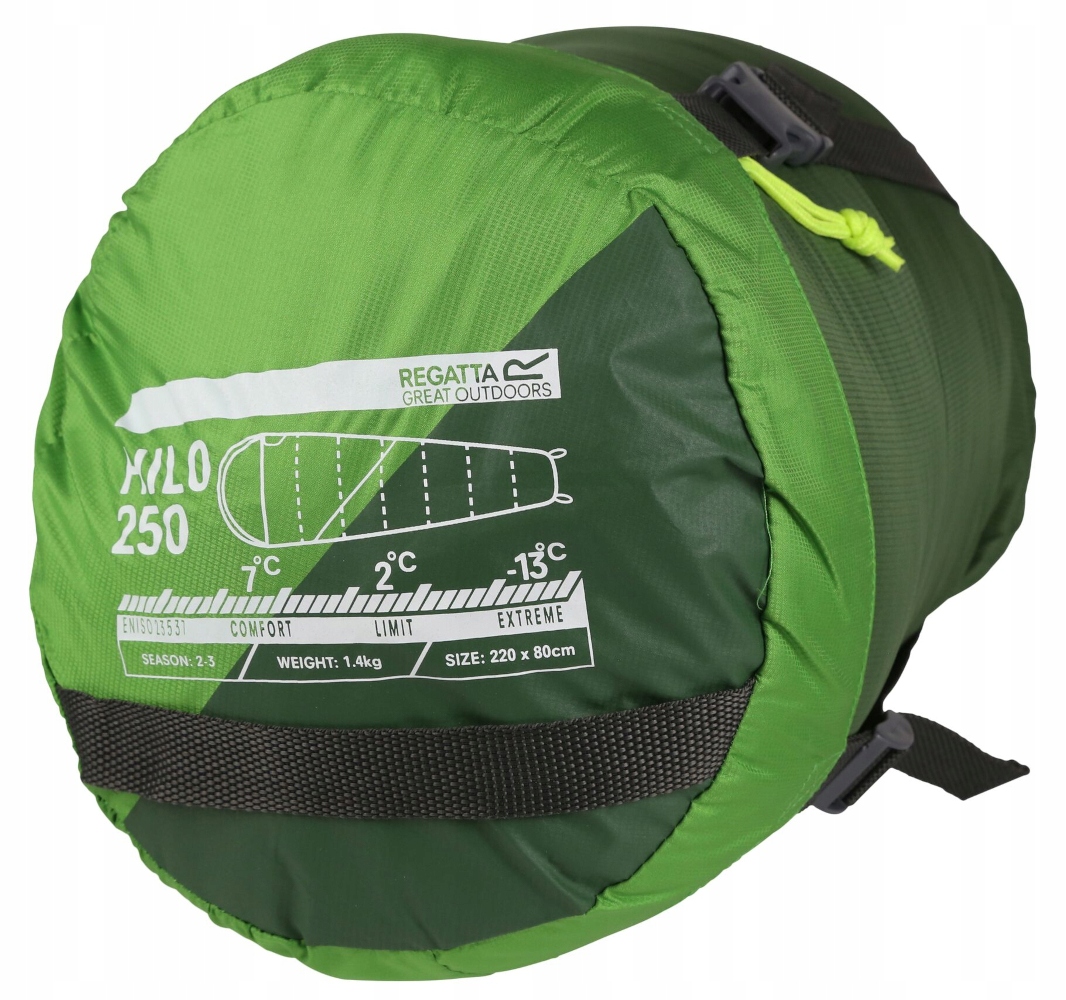 Śpiwór REGATTA HILO V2 250 RCE400 7SY 80x220 cm zielony Model Hilo v2 250