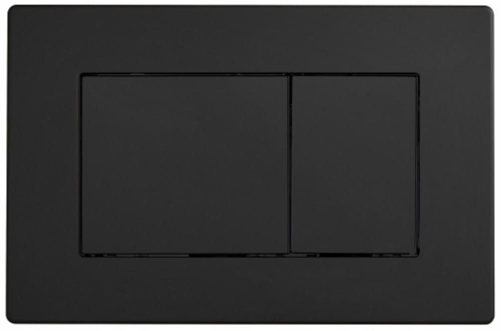 Černé splachovací tlačítko pro Wc stojan Slim Hydroland