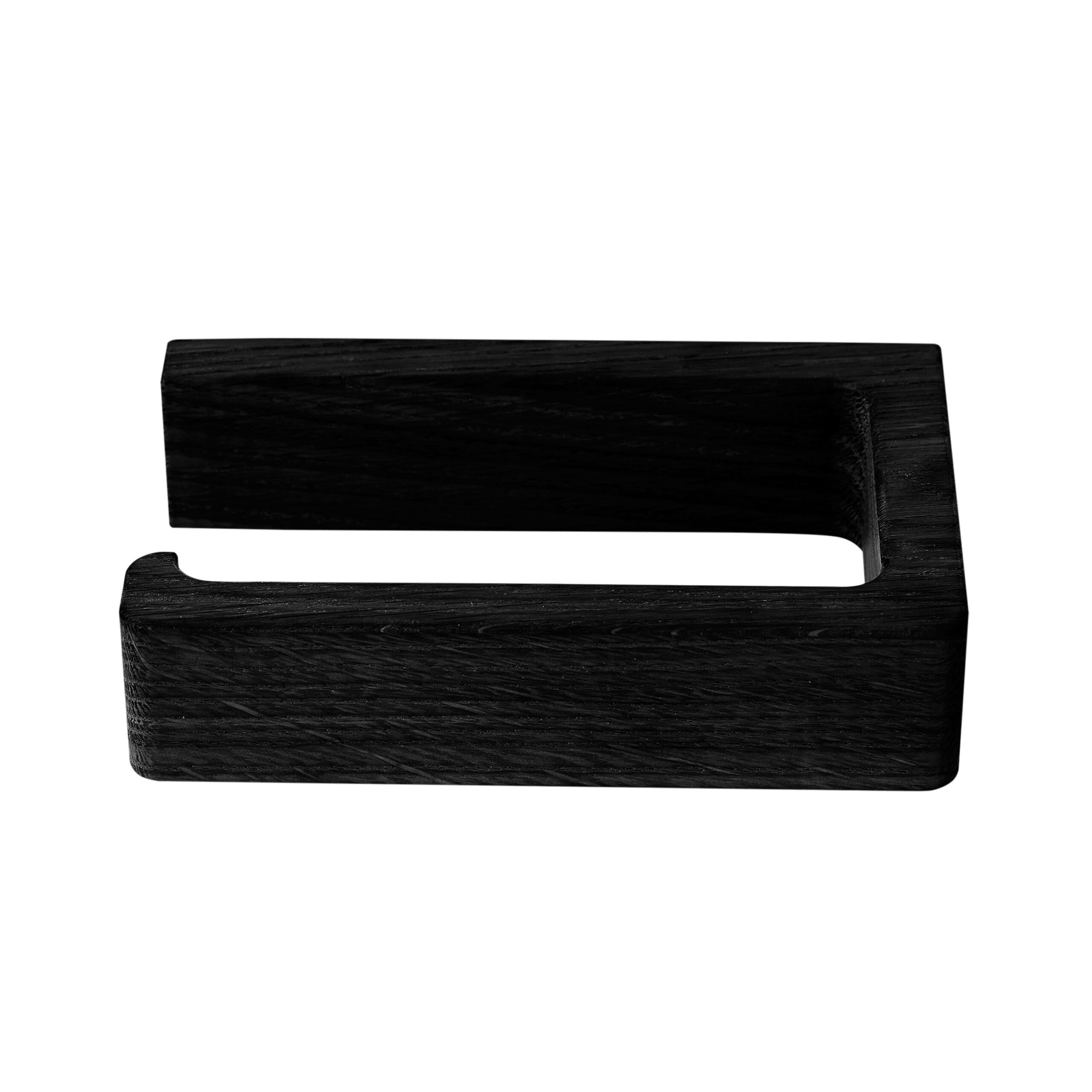 Andersen Furniture Bath Drevený držiak na toaletný papier čierny