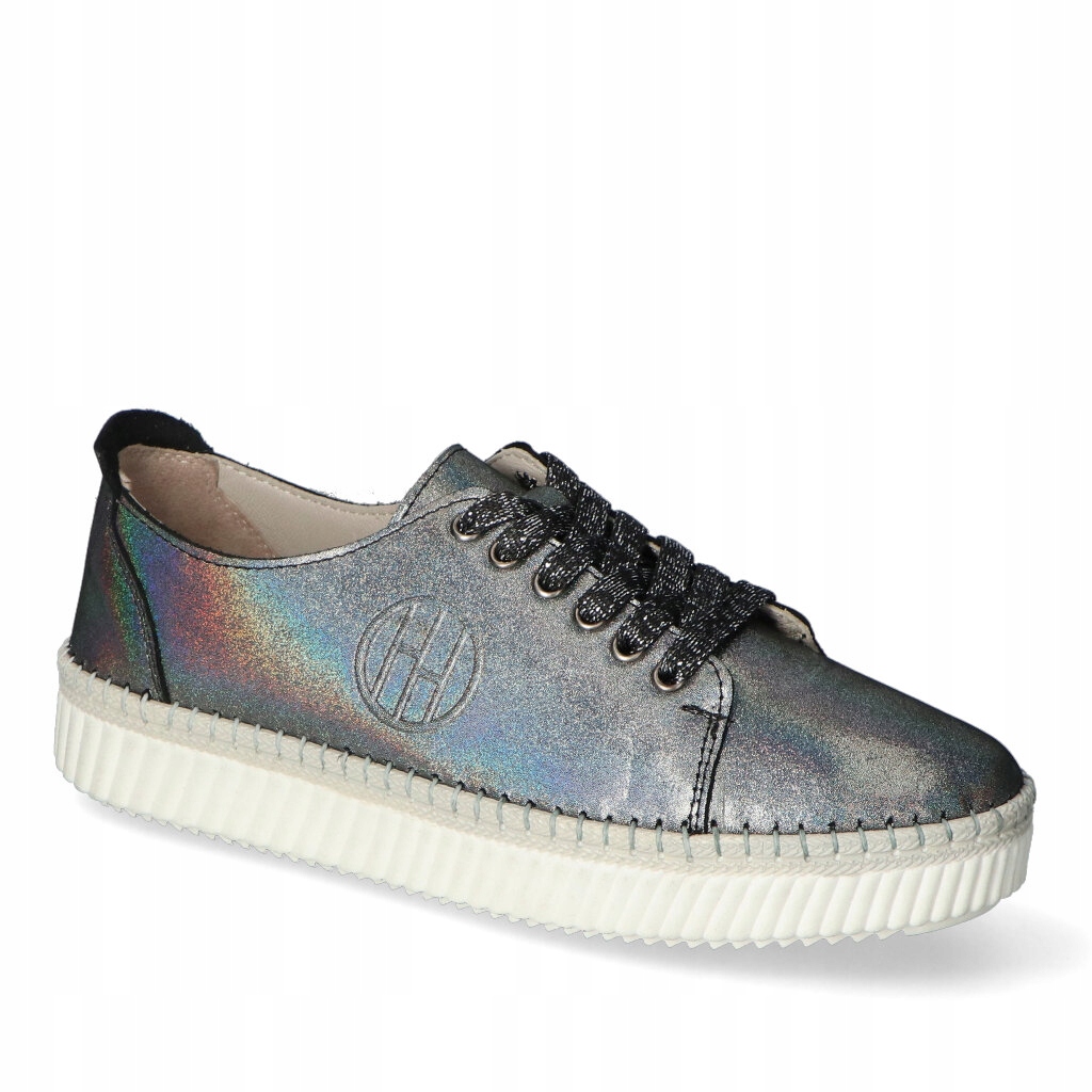 Dámské polobotky Modo Stříbrnošedé Lico Kožené 38