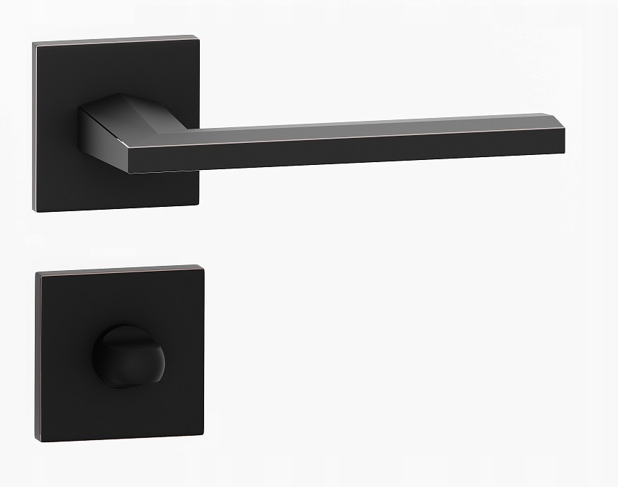 kľučky kľučka Pergo Qr čierna zlatá Wc rozety