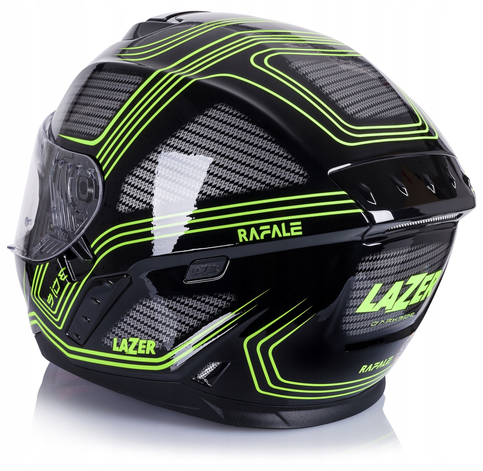 KASK INTEGRALNY LAZER RAFALE DARKSIDE BLK/YELL XS Typ Integralne / Pełne