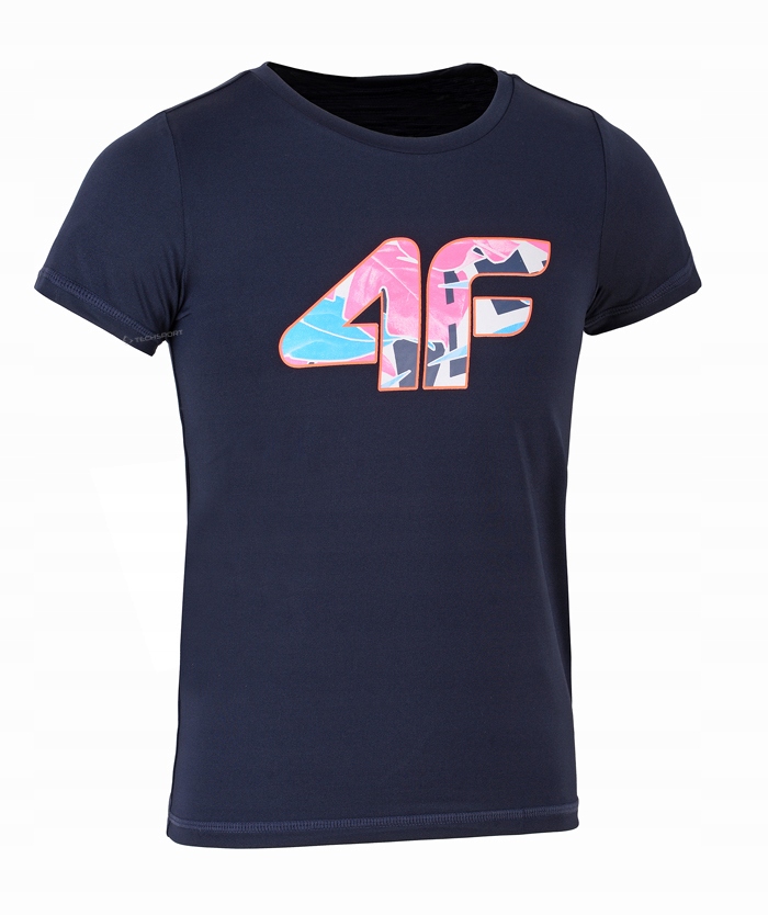 

4F Dziewczęcy T-shirt Koszulka Sportowa rozm 146