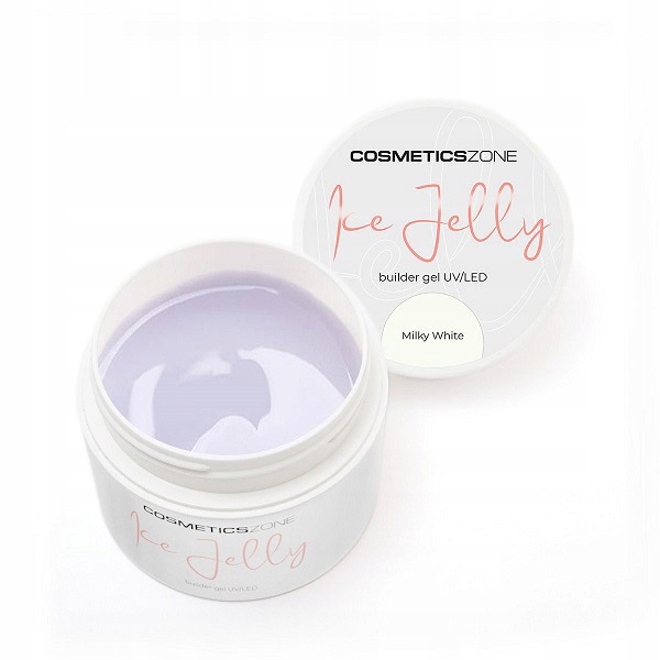 Żel do przedłużania paznokci Uv Led galaretka Ice Jelly Milky White 100ml