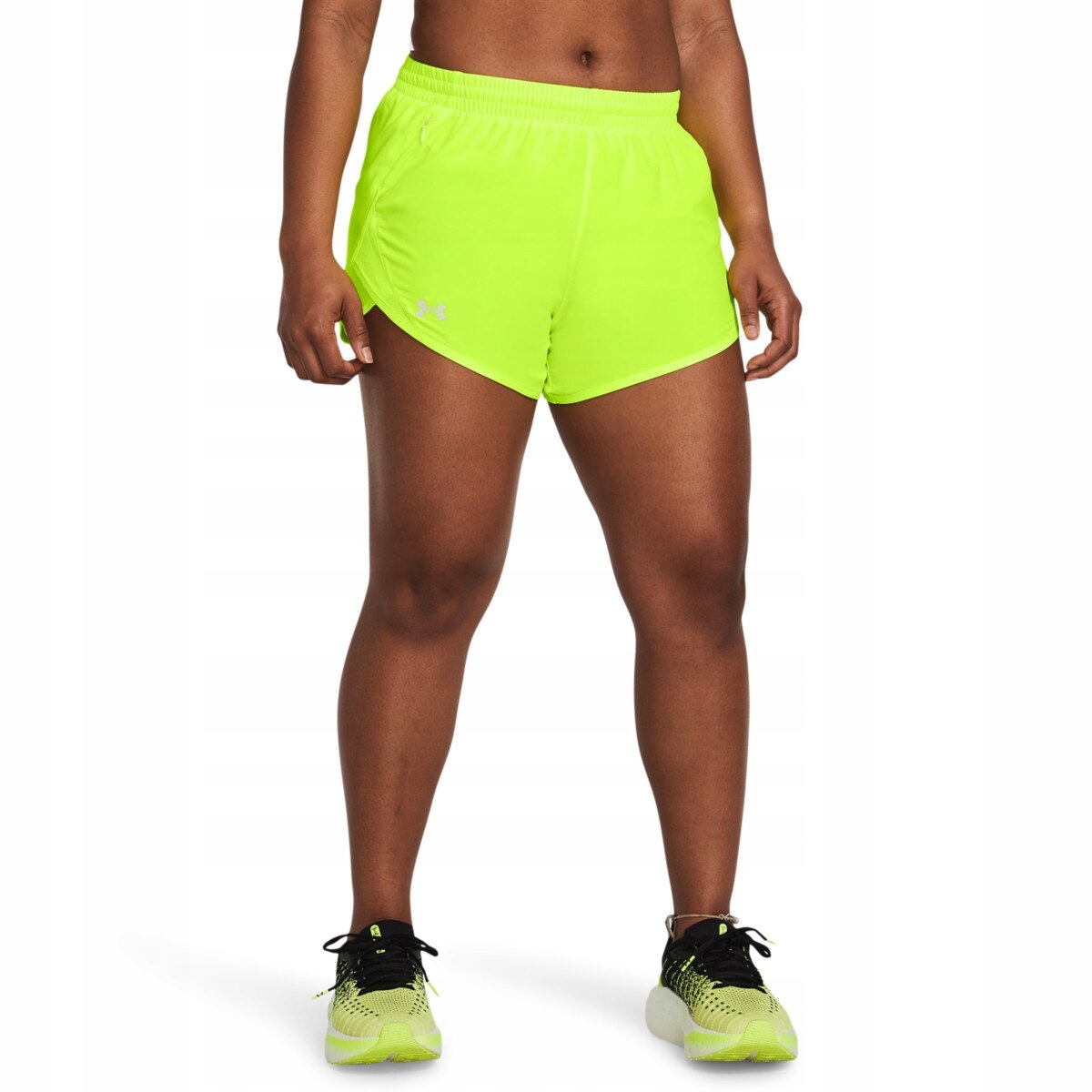 Under Armour Kraťasy Ua Fly By 3'' Shorts-GRN