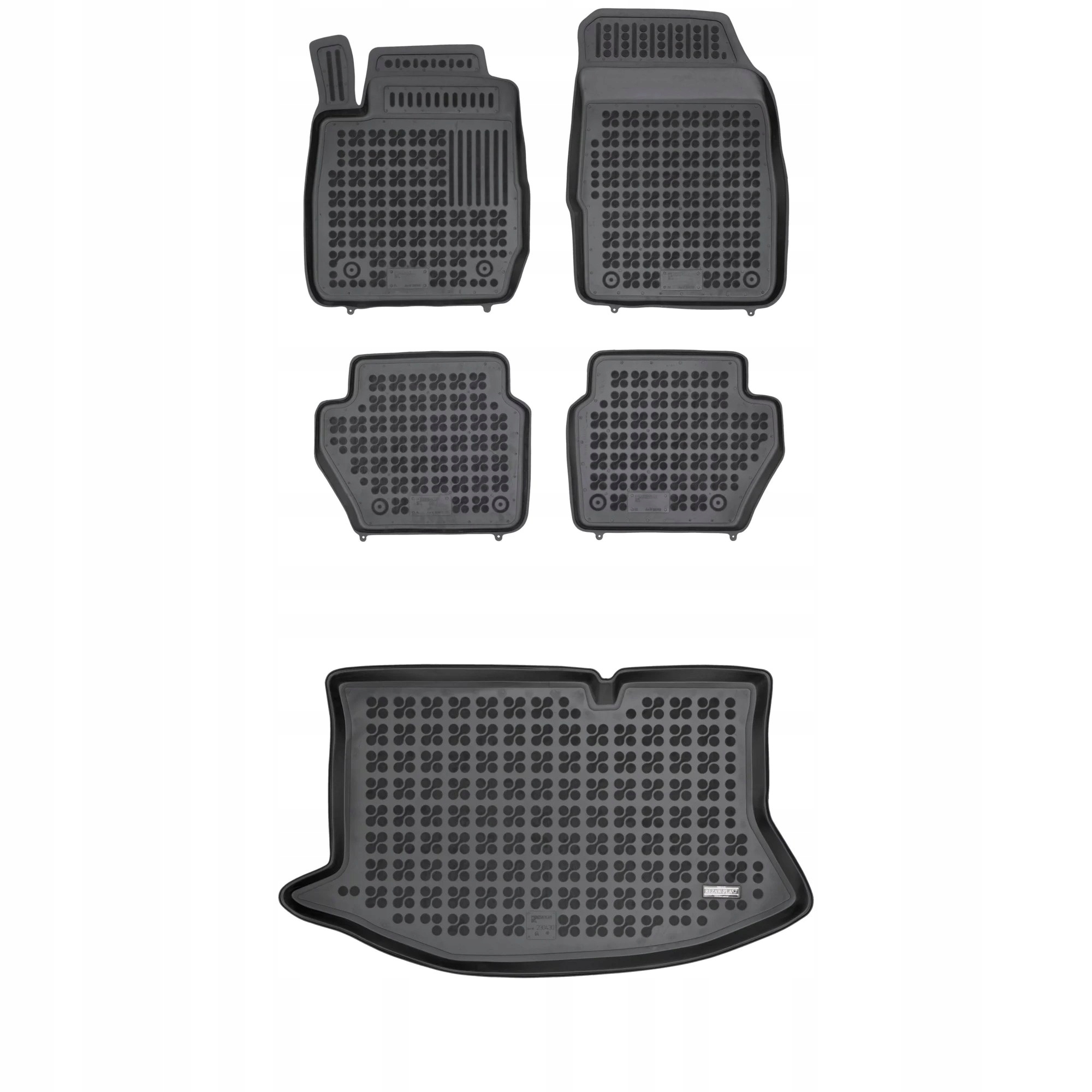 Gumová sada kobercov a rohoží Ford Fiesta VI 2008-2016