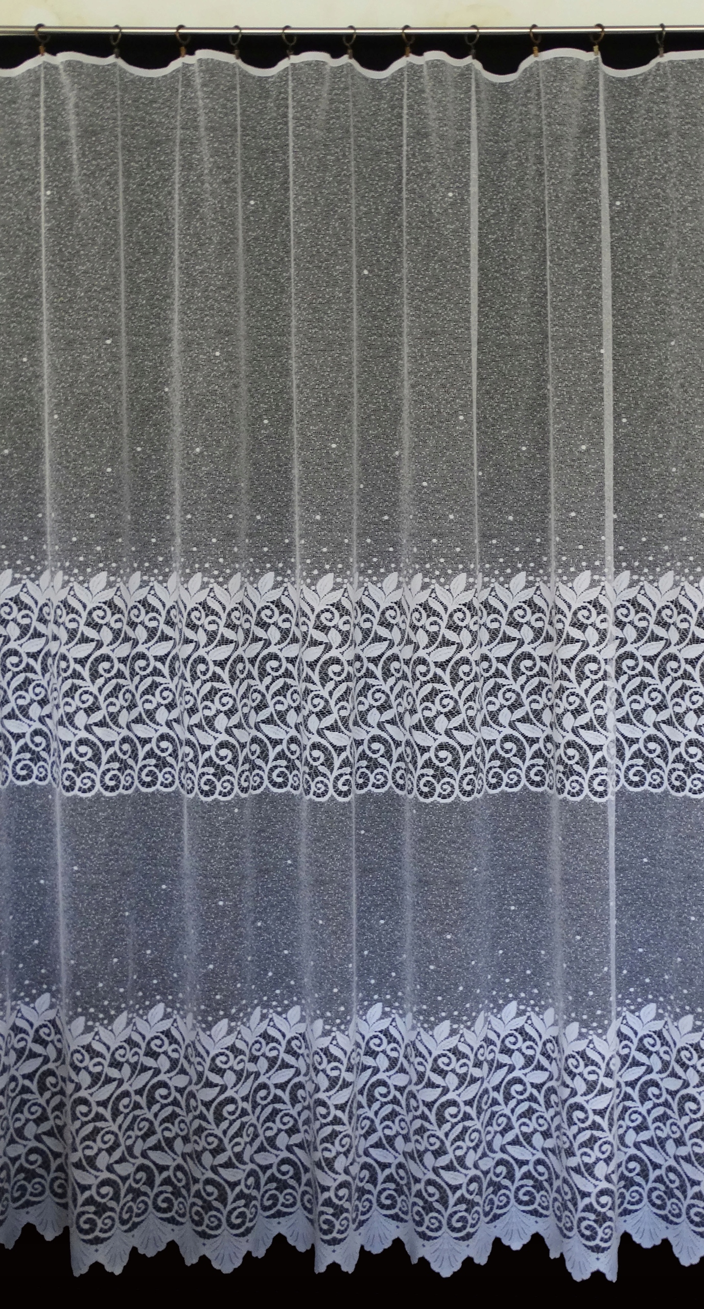 Mg Záclona 663/82 Bílá 250x250 hotová s páskou M