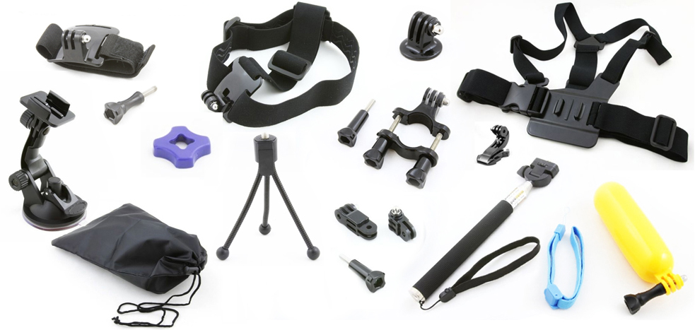 

Zestaw Montażowy Akcesoria do GoPro Hero 7 Silver