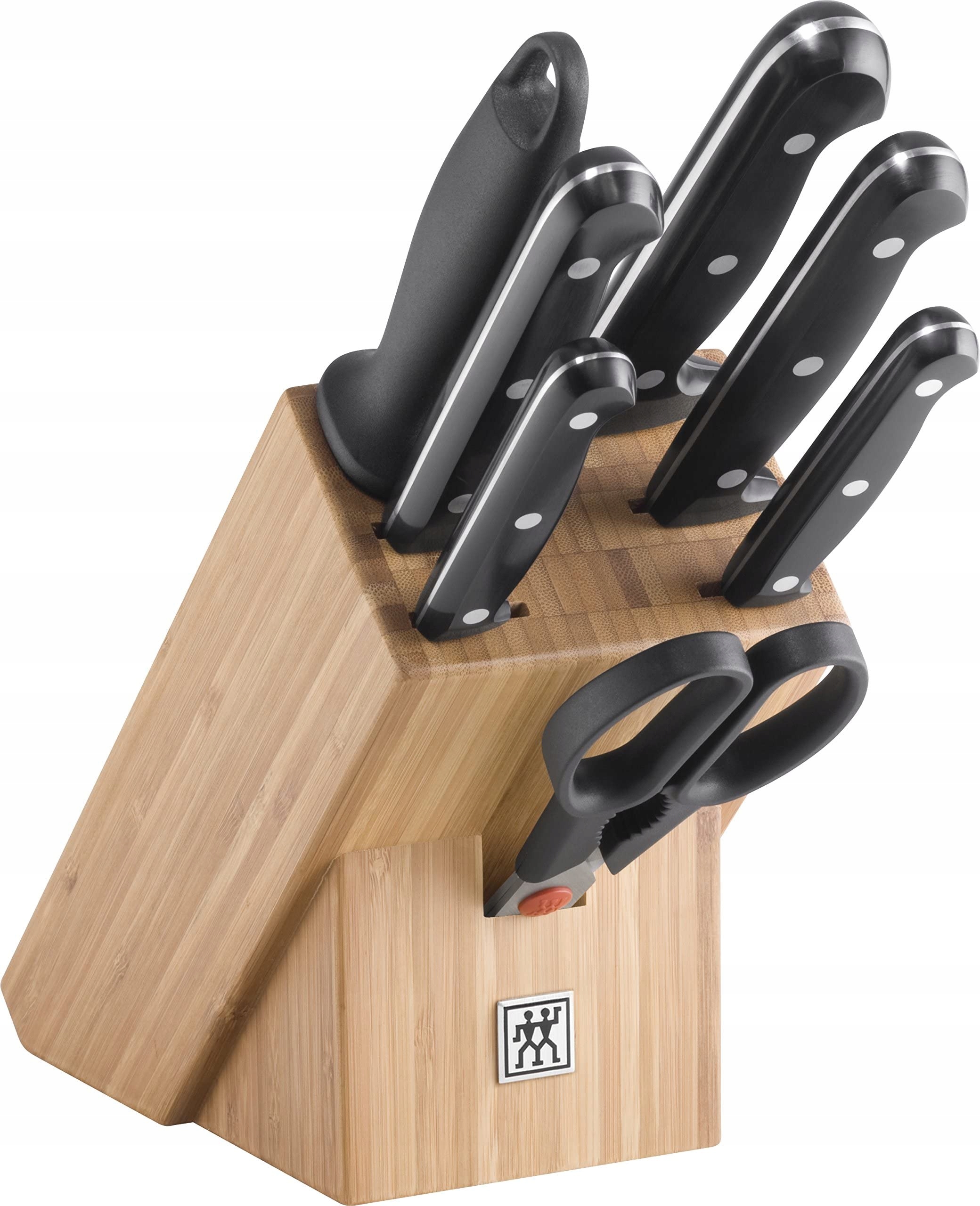 Zwilling blok na nože 8dílný bambusový Twin Chef