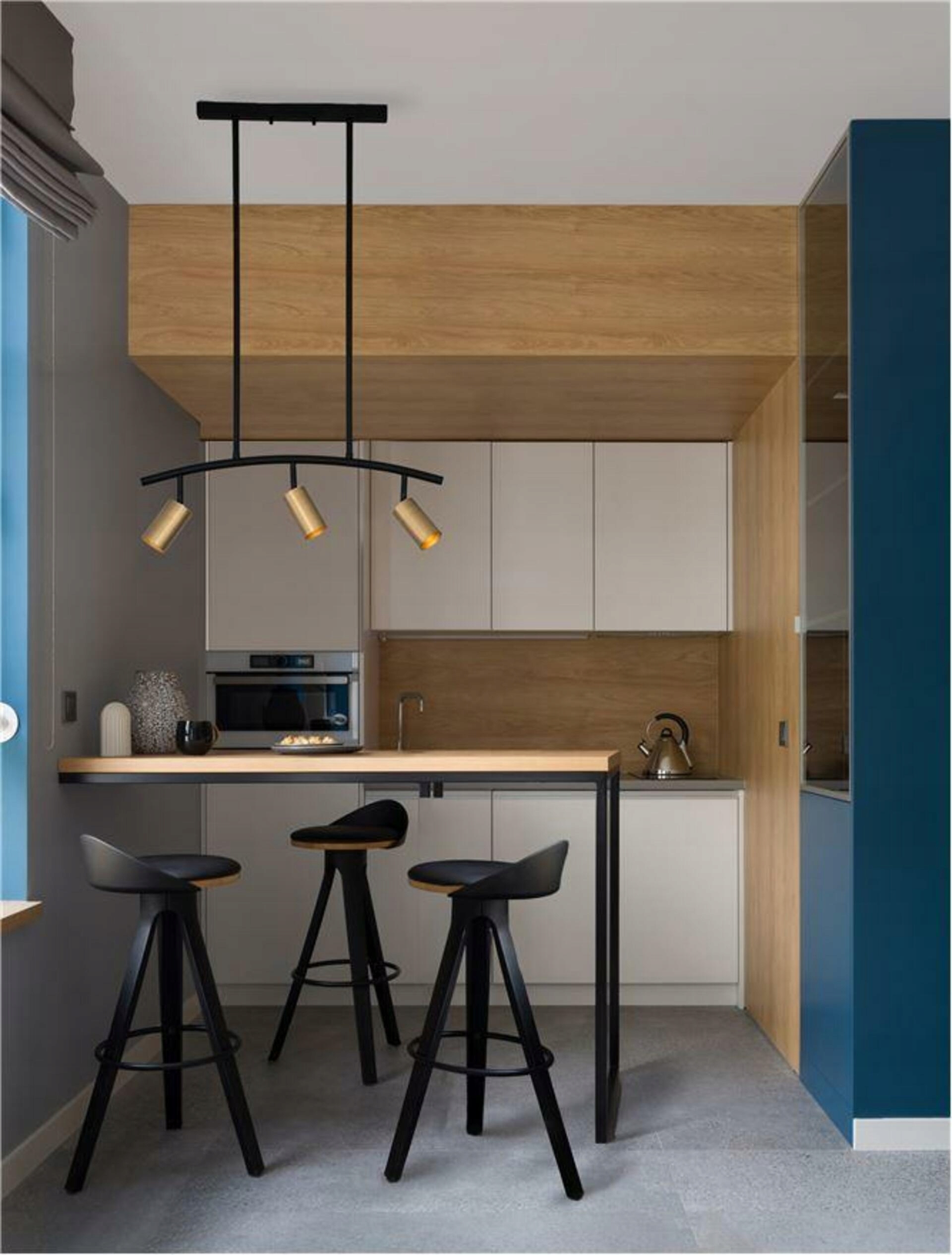 Nova Luce závěsné svítidlo Pogno černá a zlatý hliník GU10 3x10W IP20 230V