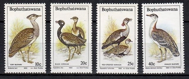 Bophuthatswana 1983 Mi 112-115 Czyste **