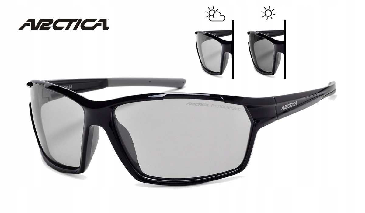 ARCTICA OKULARY S-337FP FOTOCHROMOWE POLARYZACYJNE PRZECIWSŁONECZNE Marka Arctica