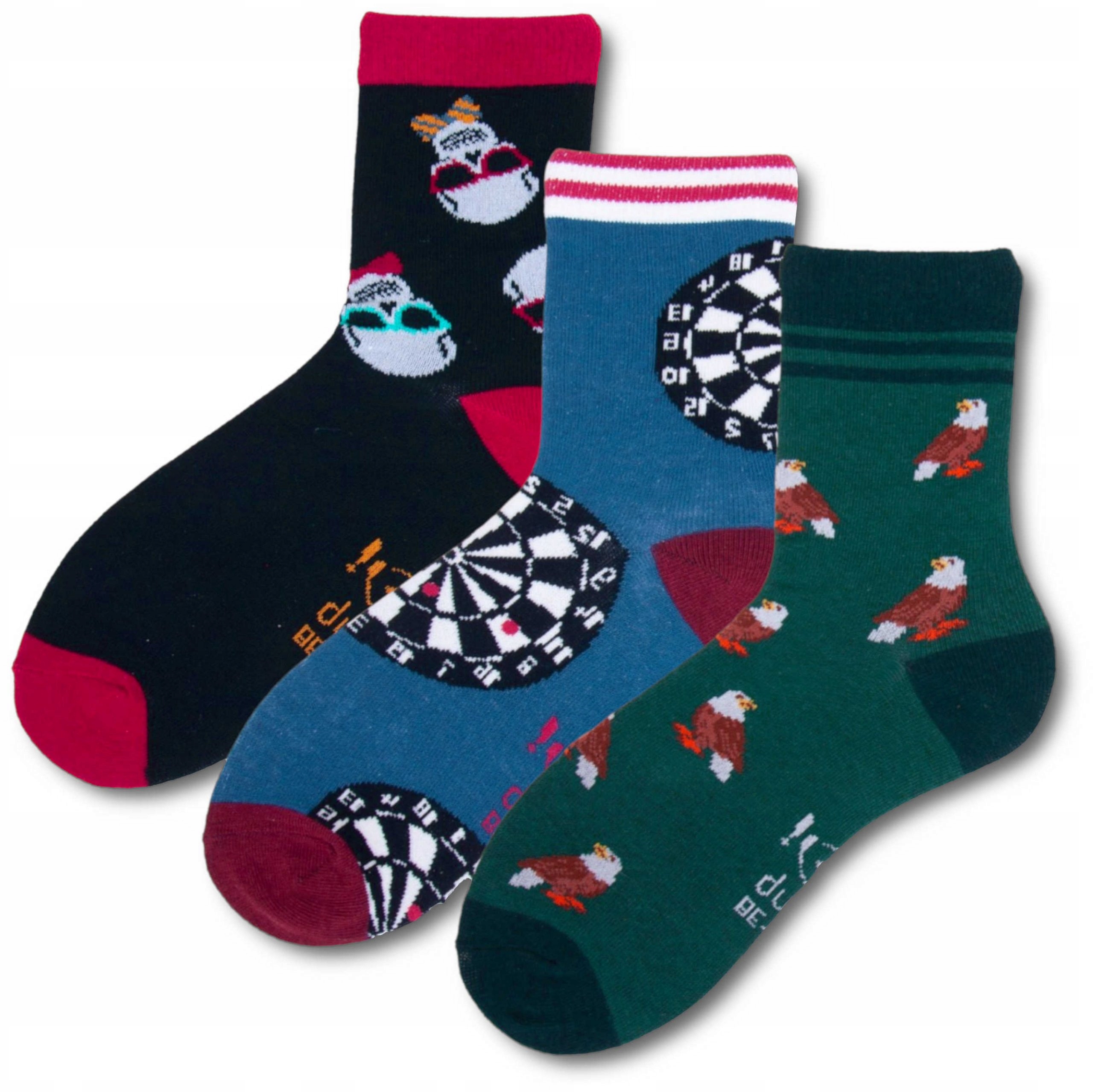 

3-PAK Skarpetki szkolne Długie Bawełniane 35-38