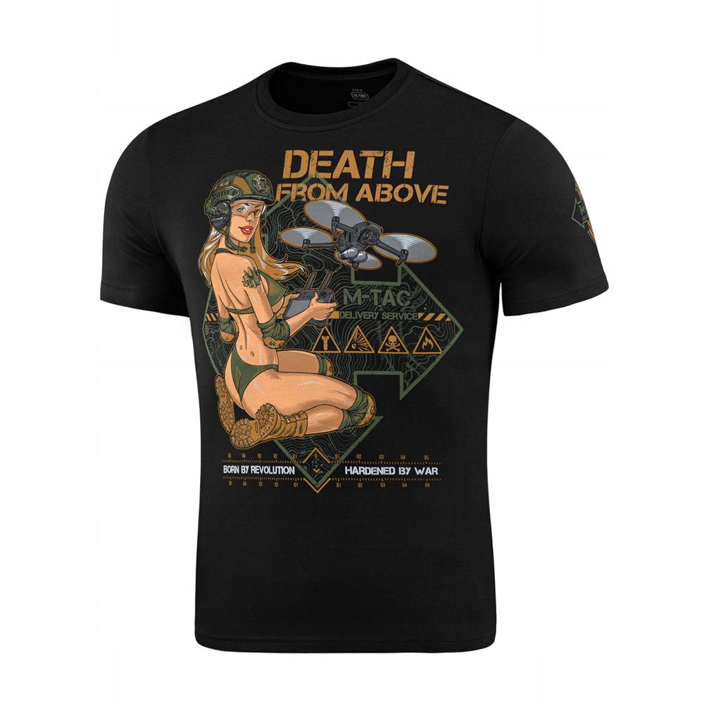 M-Tac Koszulka Taktyczna Męska Mavic Dilivery Service Black Xs