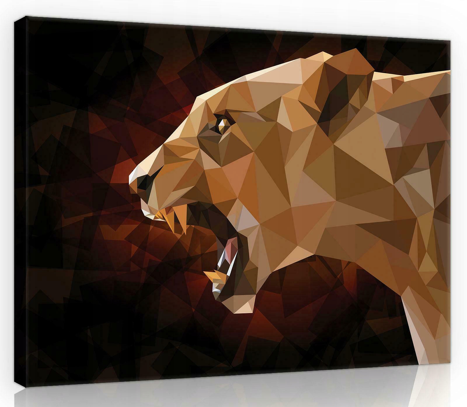 Obraz Na Plátně Canvas 100x75 Lev Lvice Grafika