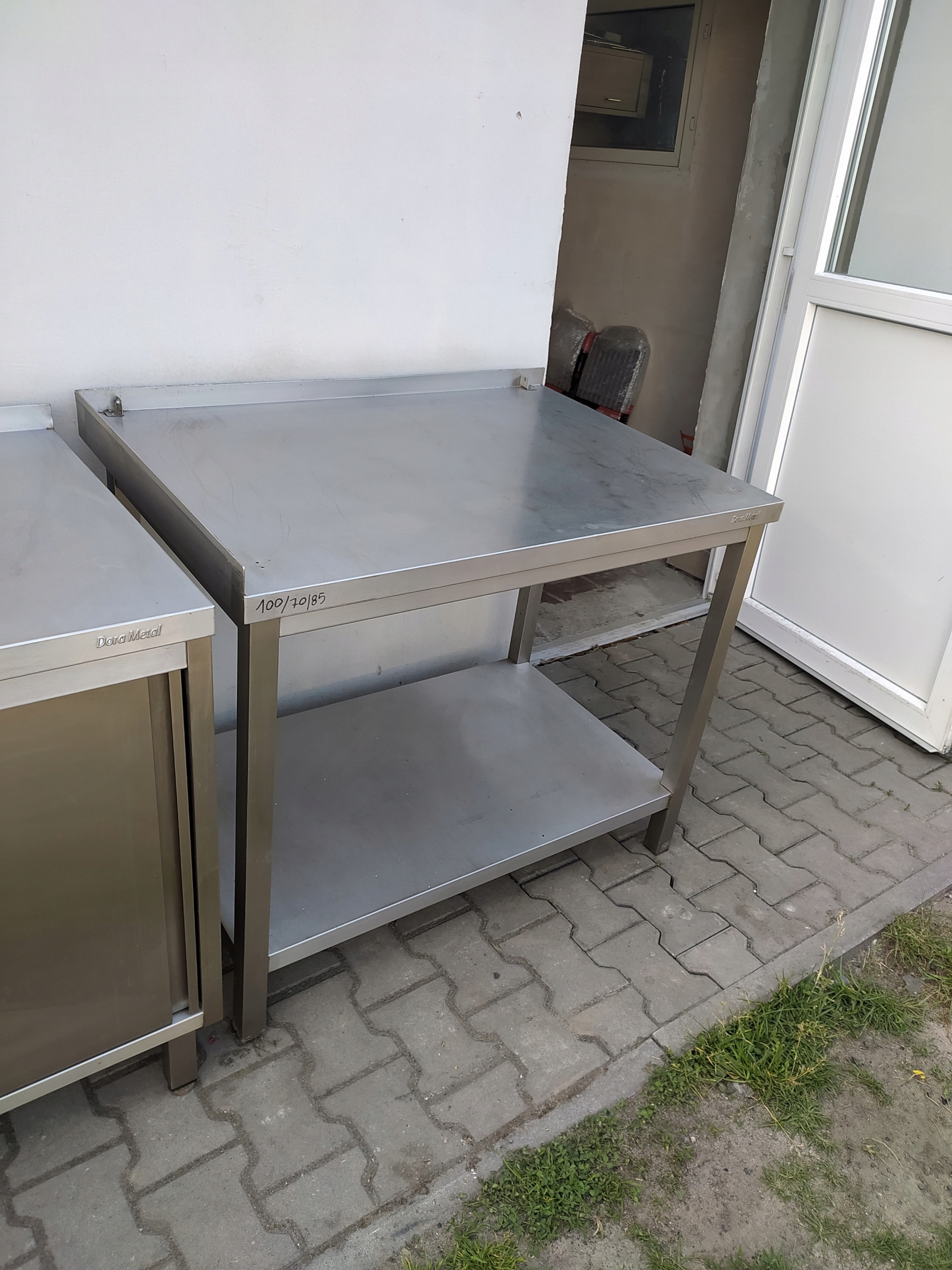 STÓŁ GASTRONOMICZNY Z PÓŁKĄ 100/70/85 CM ! Wysokość produktu 85 cm