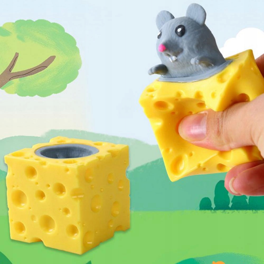 MOCHI SQUISHY SER MYSZKA GNIOTEK ANTYSTRESOWY MYSZ Materiał guma