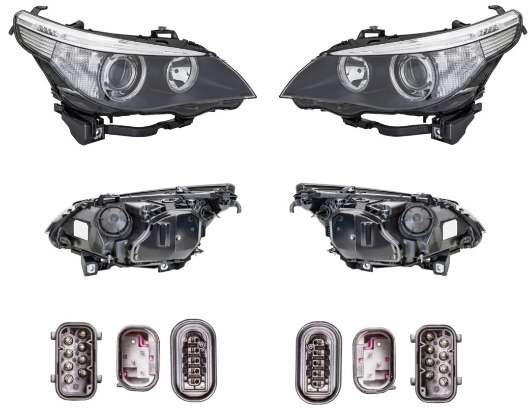 REFLEKTOR BMW 5 E60 E61 03-04 KSENON HELLA L+P