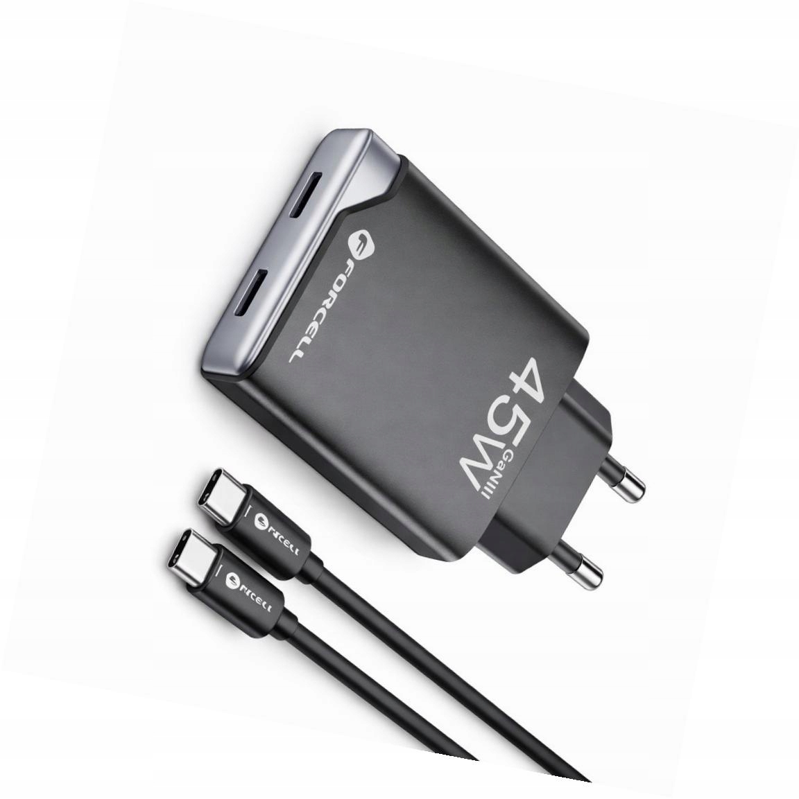 Szybka ładowarka 45W 2 porty z długim kablem 2m do Samsung Galaxy S26