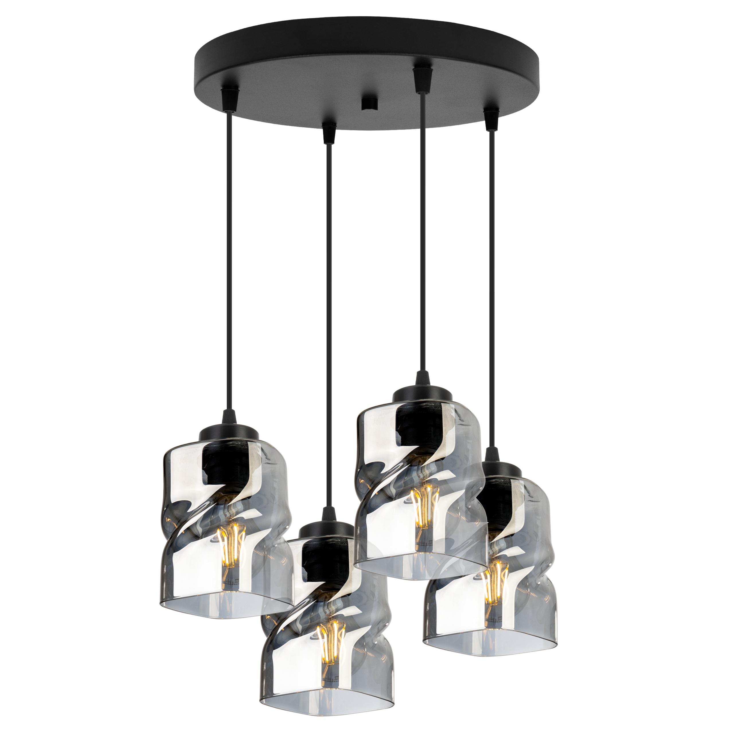 Závesná Stropná Lampa Luster Sklenená Nad Stôl Moderná Loft