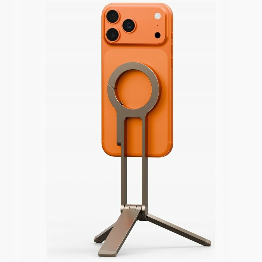 Uchwyt magnetyczny Uniq Arcus TriPod Stand szampański