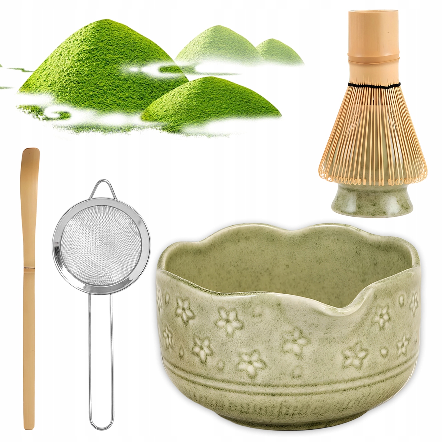 Sada Nářadí Pro Japonskou Přípravu Matcha, Dárková Sada Na Čaj