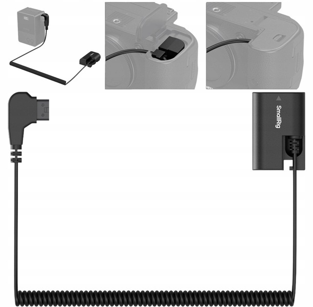 SmallRig 5410 DT-E6P, napájecí kabel pro fotoaparáty Canon akumulátor – LP-E6P