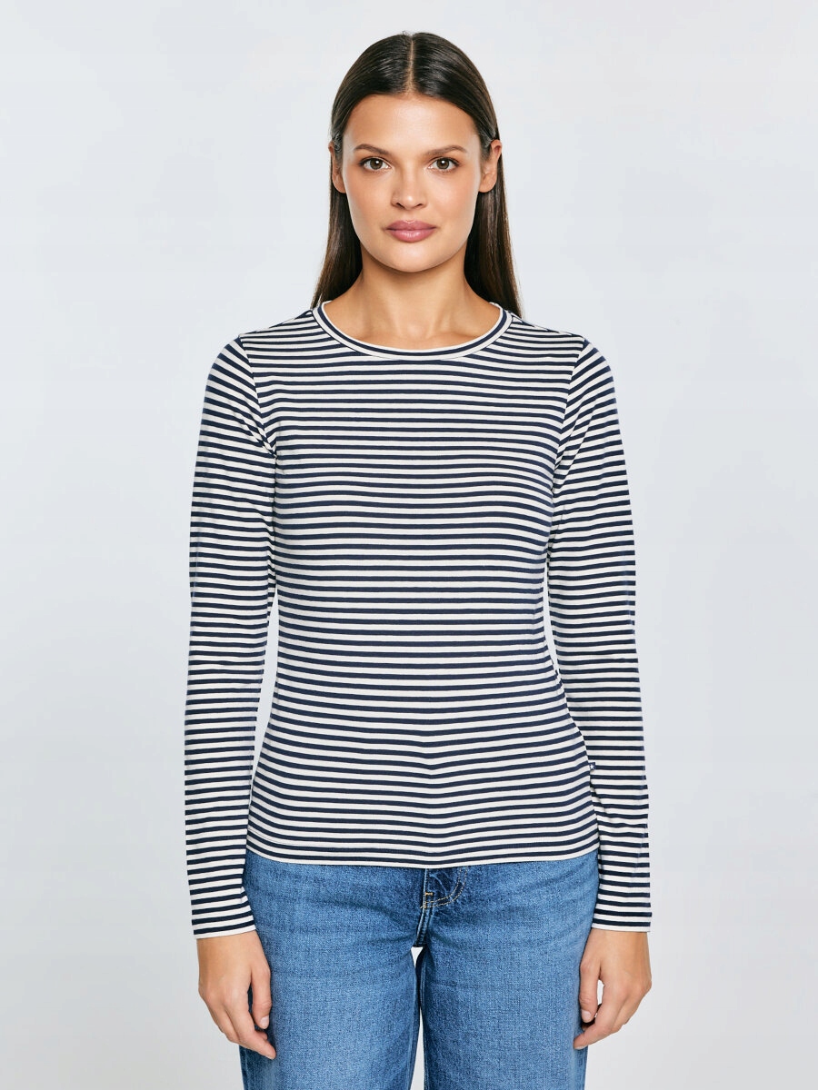 Big Star Dámská pruhovaná halenka Vensa modrá 403 S