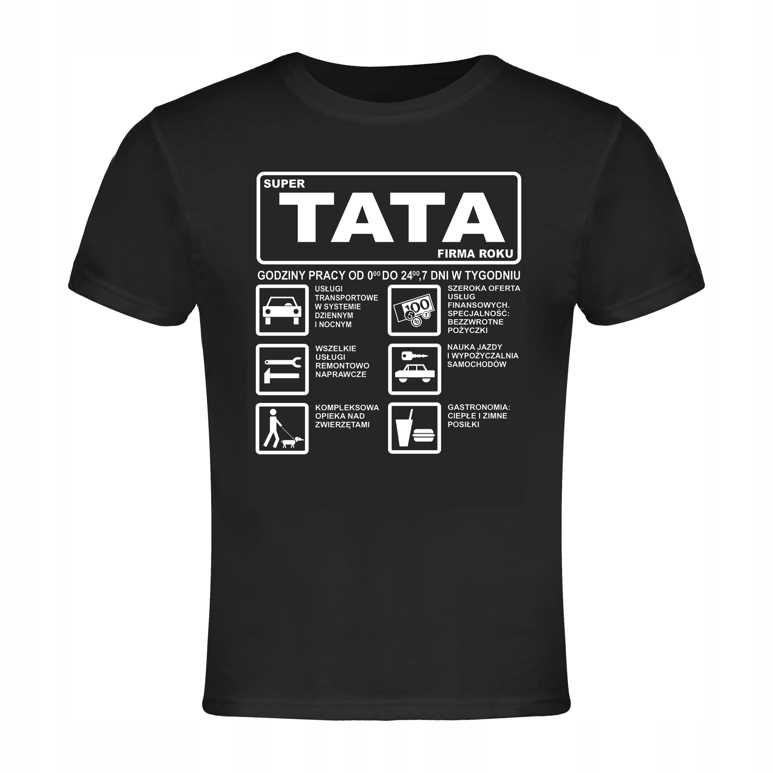 

Koszulka prezent Dzień Ojca Matki dla mamy taty