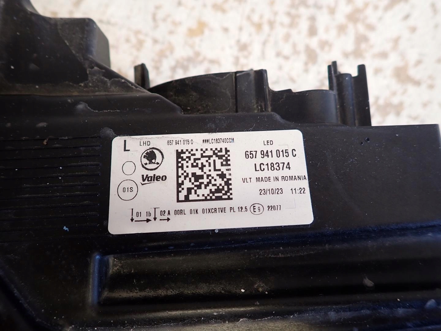 light front front left SKODA SCALA 2019- FULL LED 657941015C