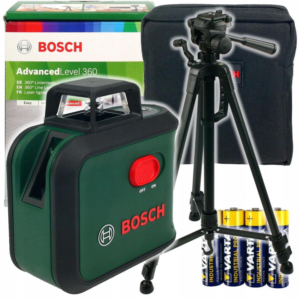 

Laser Krzyżowy Advancedlevel 360 Bosch Statyw