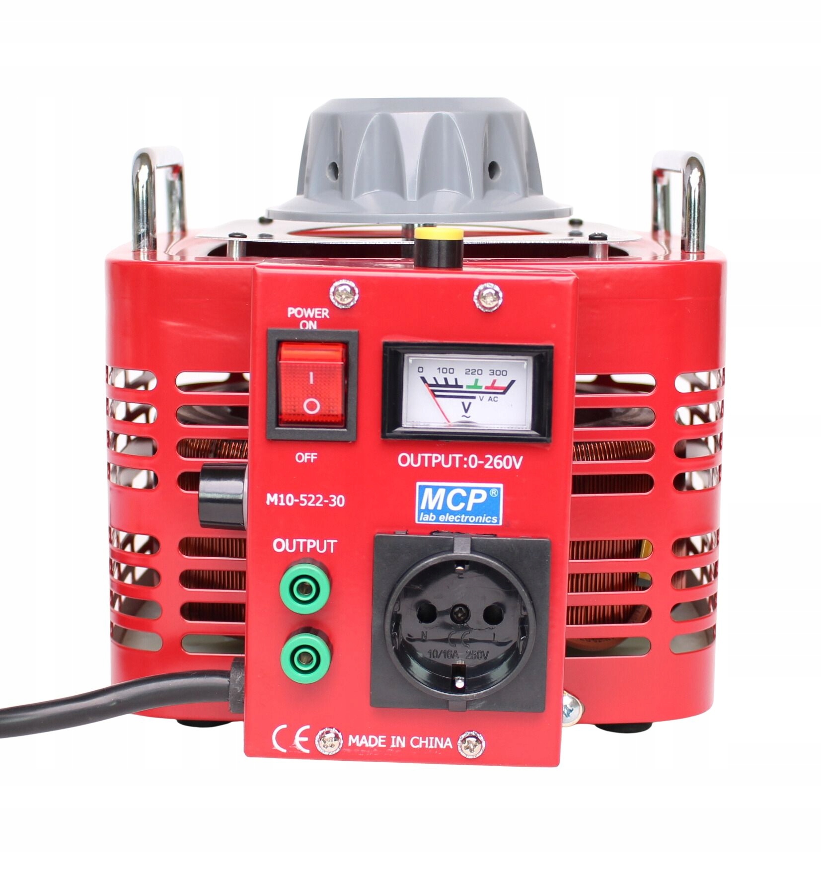 Regulovateľný laboratórny autotransformátor 3000VA 3kVA 260V 12A