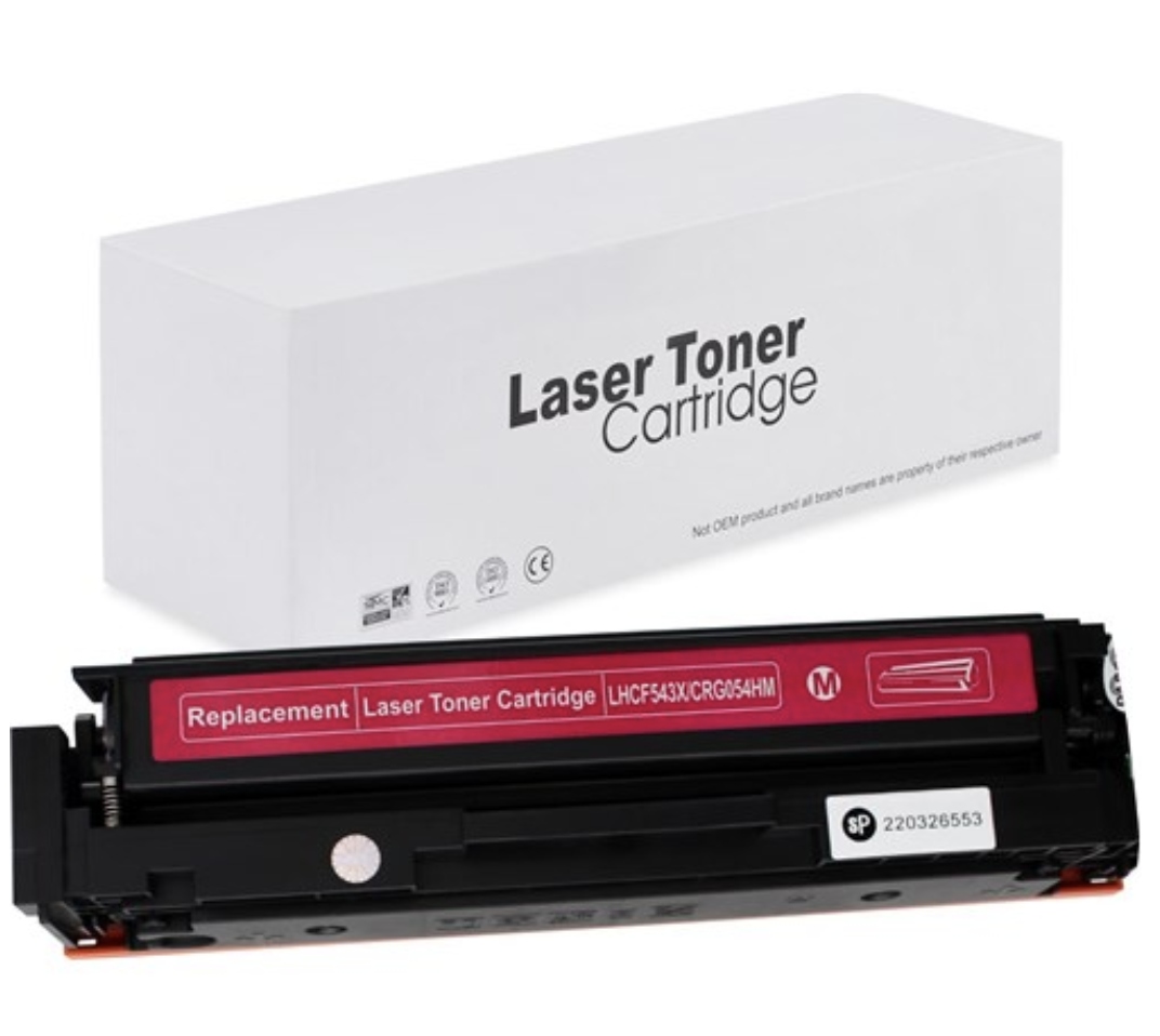 2 x Toner CF543X CRG-054H do Hp M254 M281 Canon MF643 czerwony Magenta 2.5k