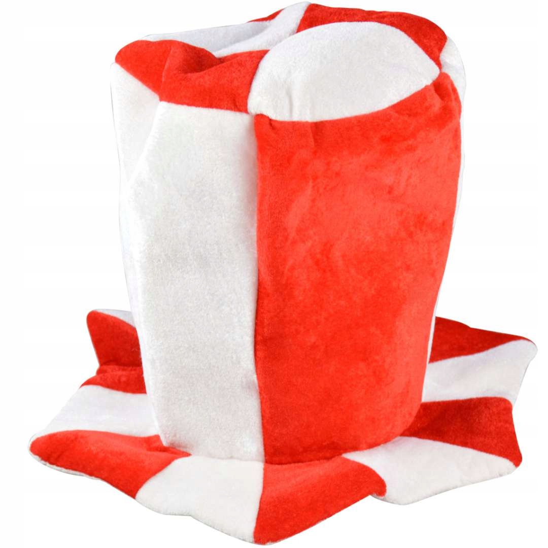 KAPELUSZ cylinder KIBICA Reprezentacja Polski POLSKA mecz biało-czerwoni