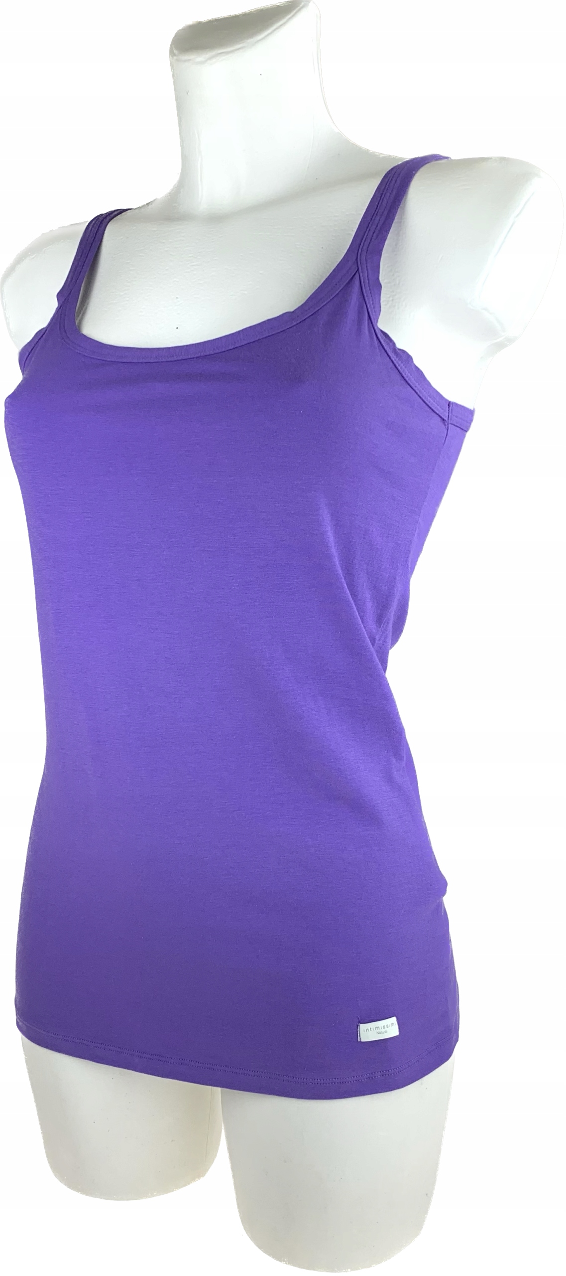 INTIMISSIMI TOP KOSZULKA ELASTYCZNA bawełna NATURAL JAKOŚĆ FIOLET M/38