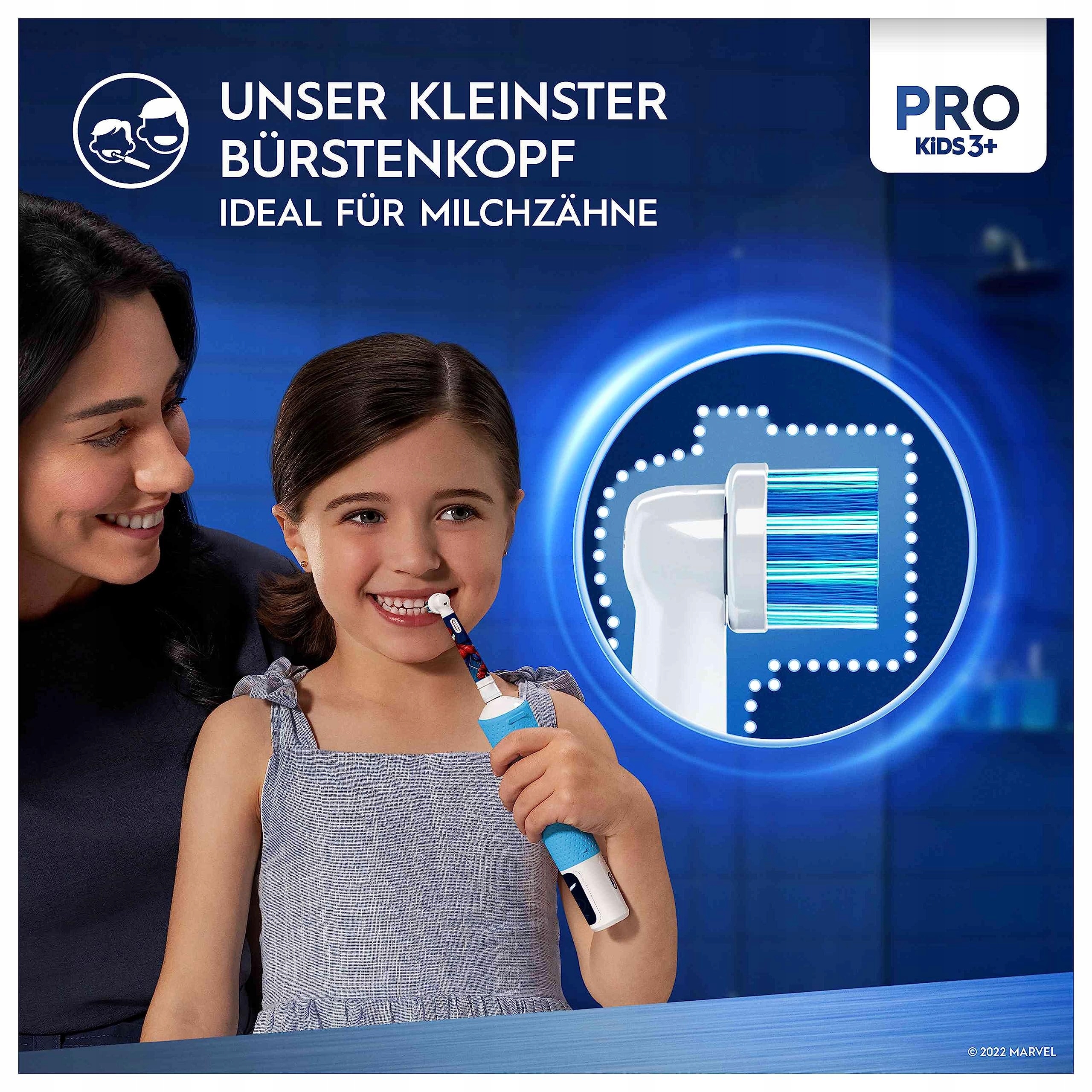 ORAL-B Pro Dla Dzieci Spiderman Szczoteczka Elektryczna Miękkie Włosie — miniatura 3