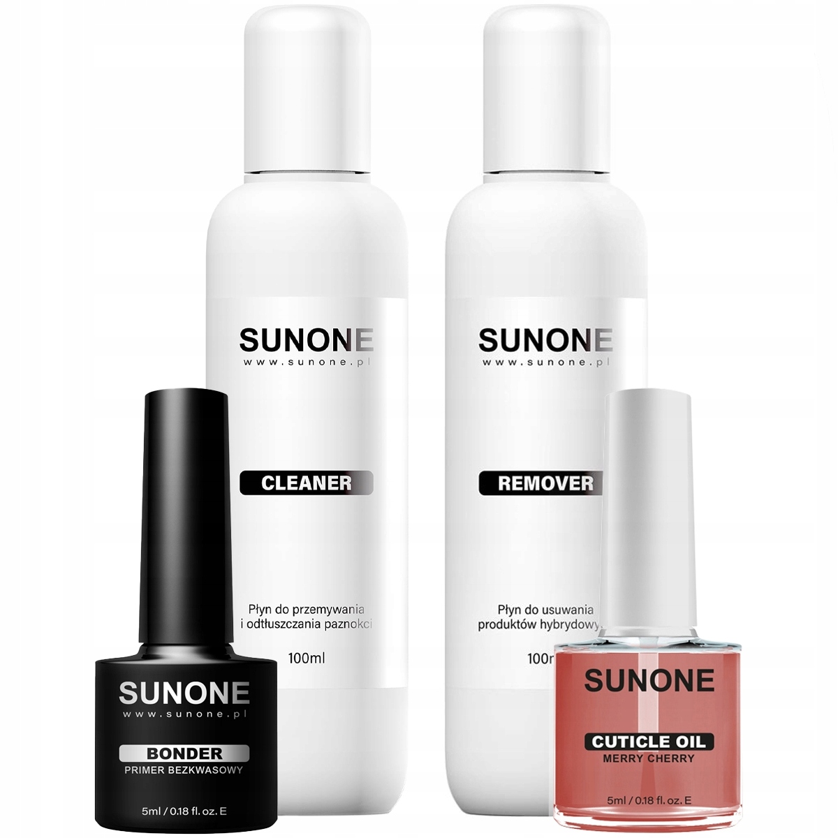 Zestaw 2+2 Cleaner Remover primer SUNONE oliwka