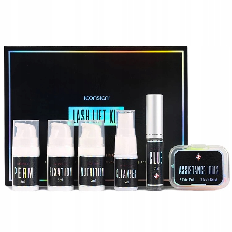 ZESTAW LUX LIFTING LAMINACJA TRWAŁA RZĘS ICONSIGN Rodzaj zestawy do laminacji