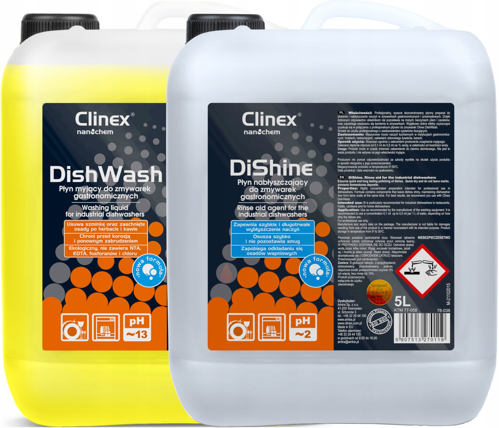 

Clinex Zestaw do mycia i nabłyszczania naczyń