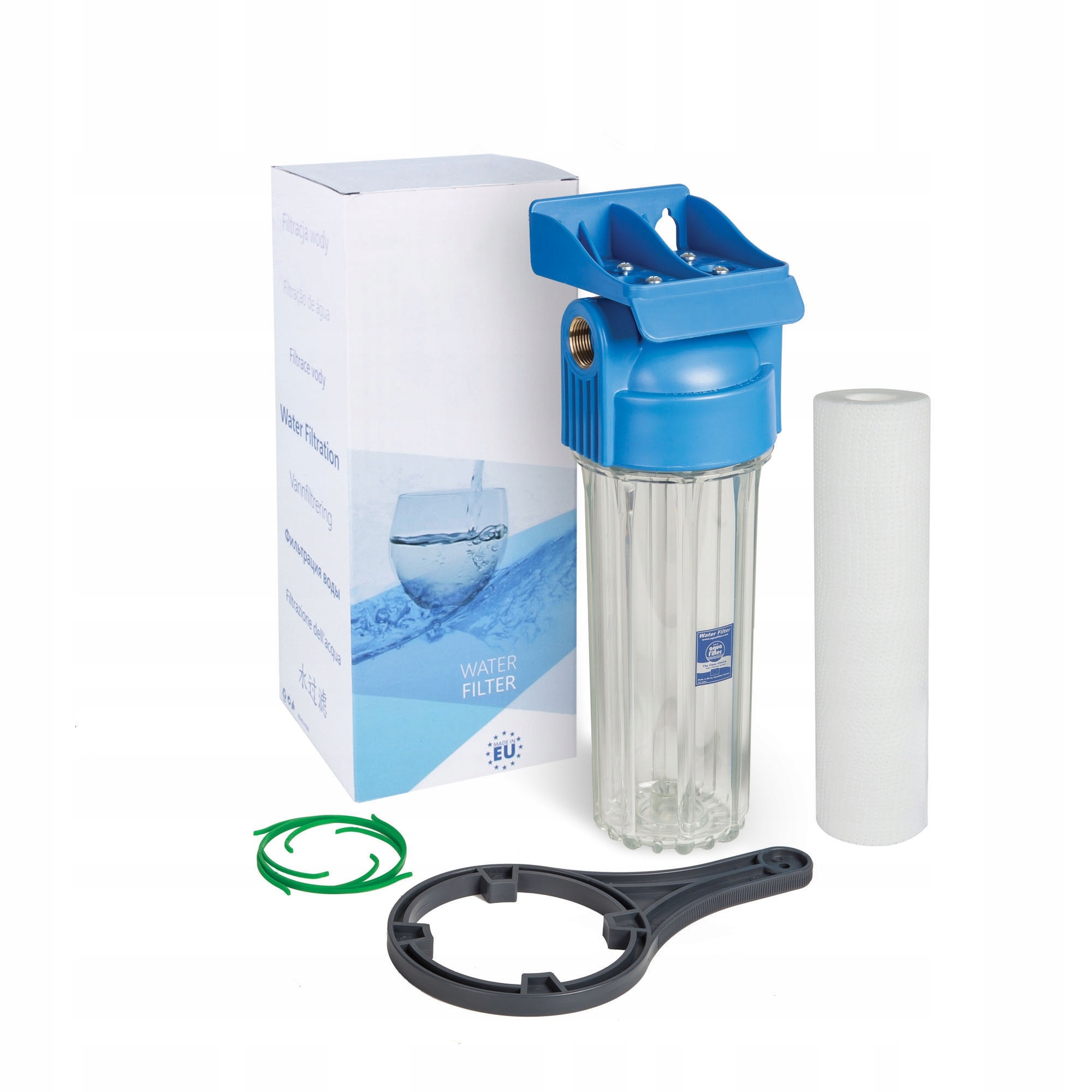 

Filtr wody 3/4 Auafilter wkład+płytka+klucz 10bar