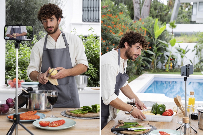 SELFIE-STICK Z PILOTEM STATYWEM DO TELEFONU + ETUI Kod producenta SELTRIK07